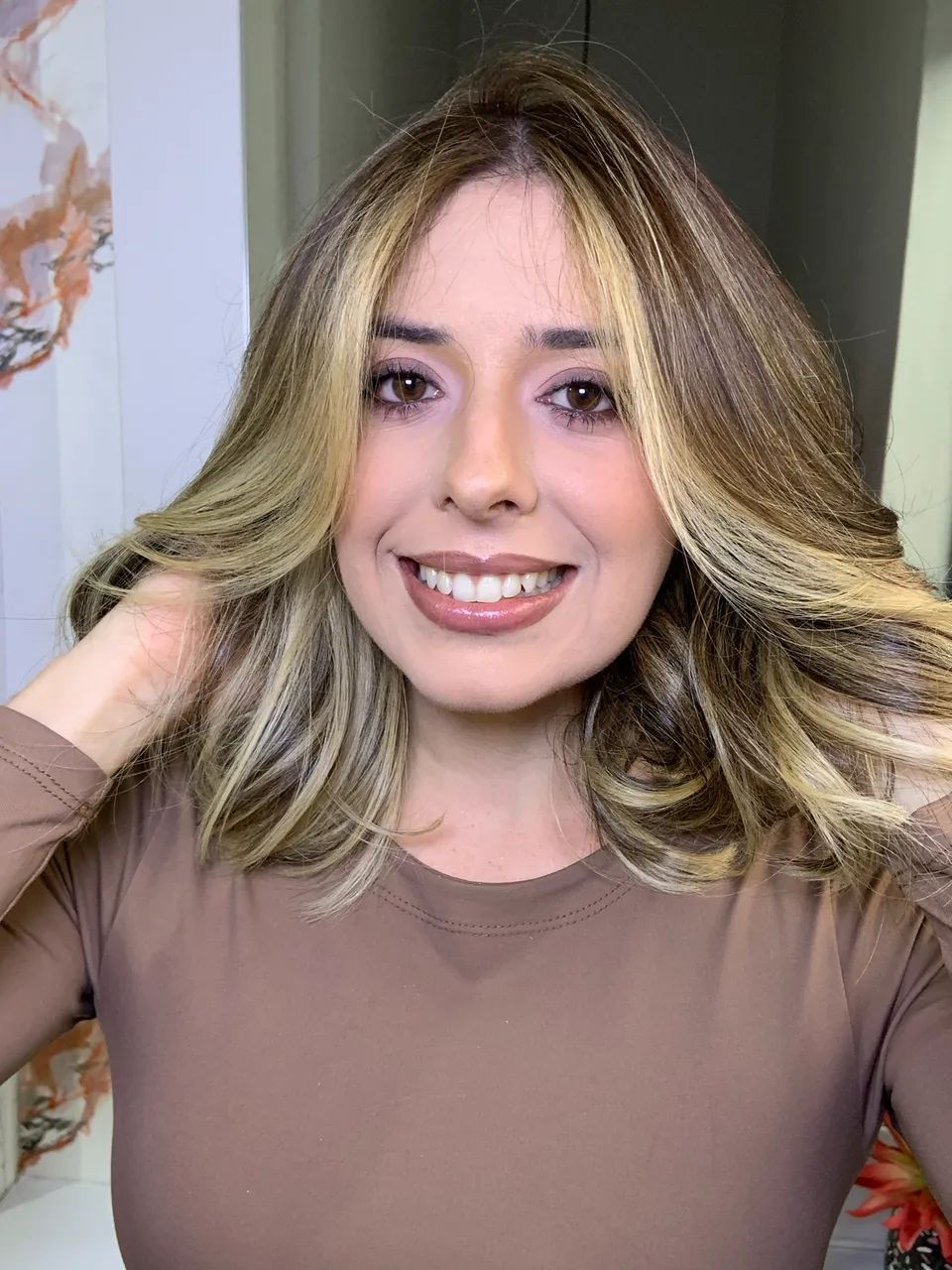 Luzes , mechas , morena iluminada  - Foto 2