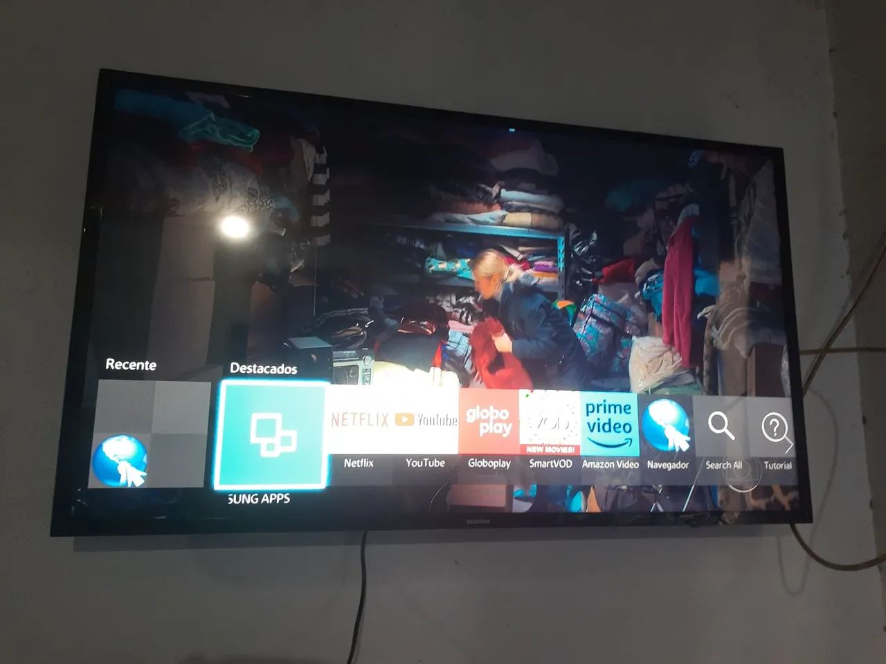 Tv sansung 43 polegadas smart  meu zap * - Foto 2