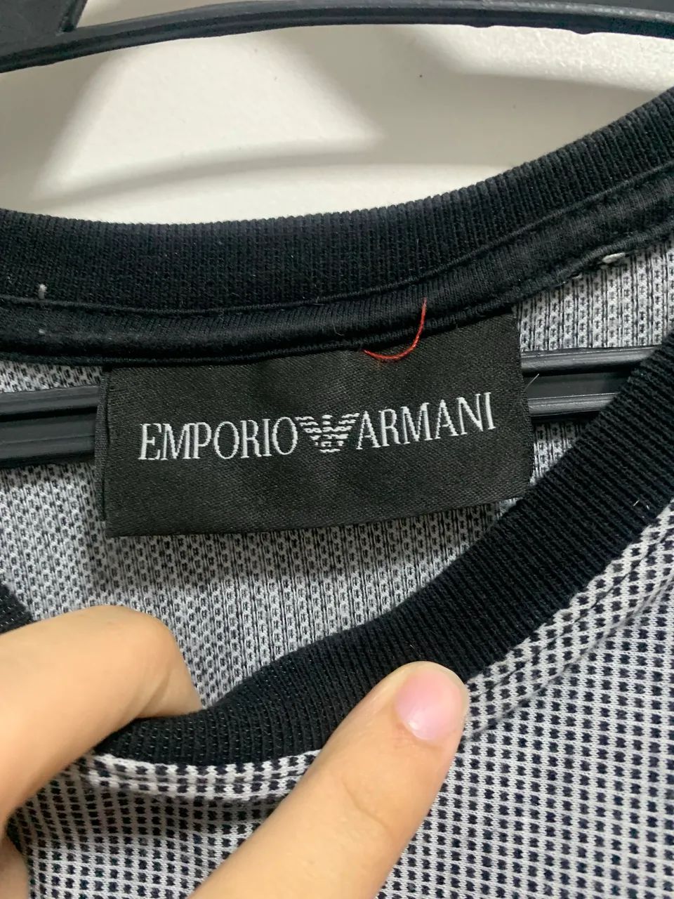Camisa armani preto/branco - Foto 3