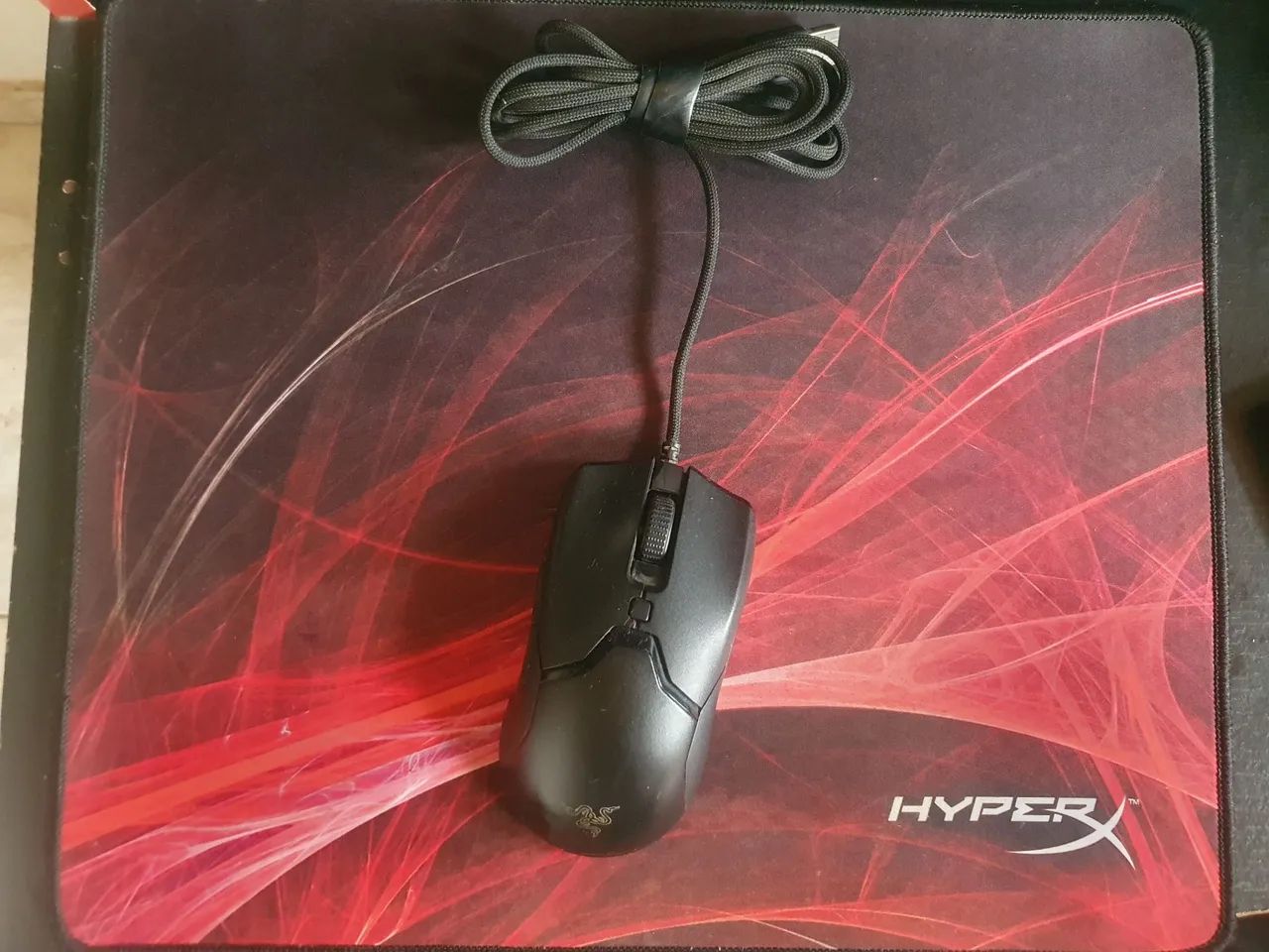 Mouse Razer + Mousepad Hyperx