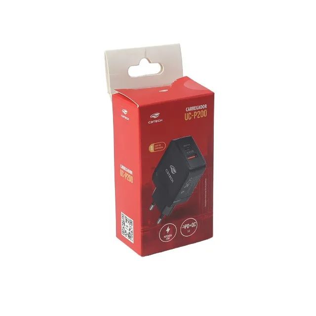 Carregador AC/USB Universal PD UC-P200BK - Foto 3