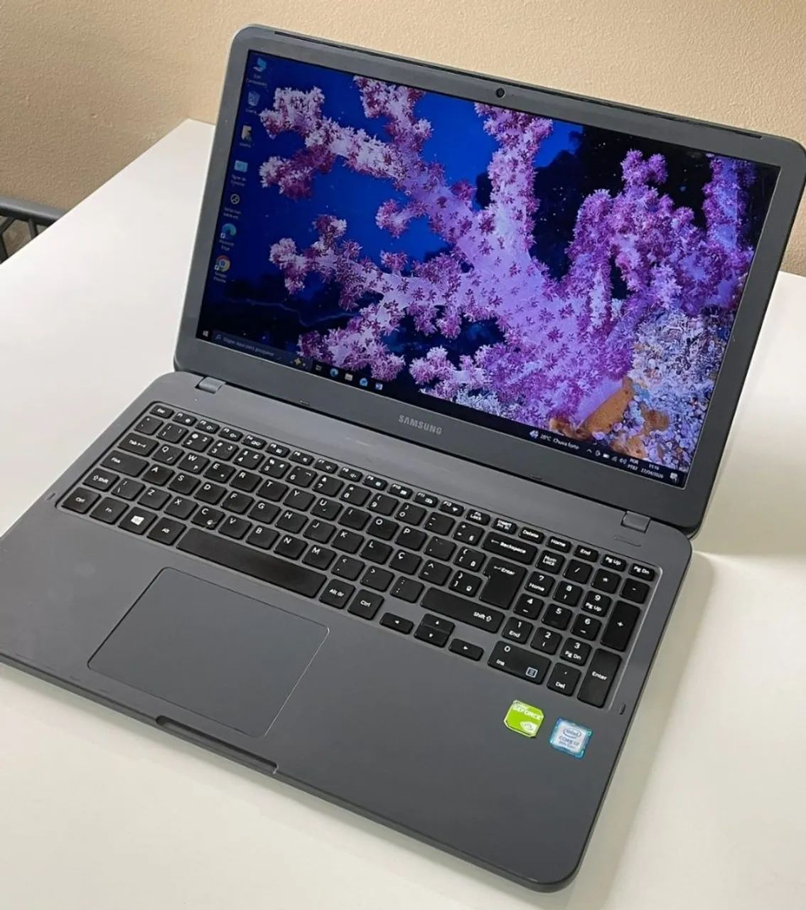 Notebook Samsung 8ram Processador i7 ssd 240gb Kingston Nota e