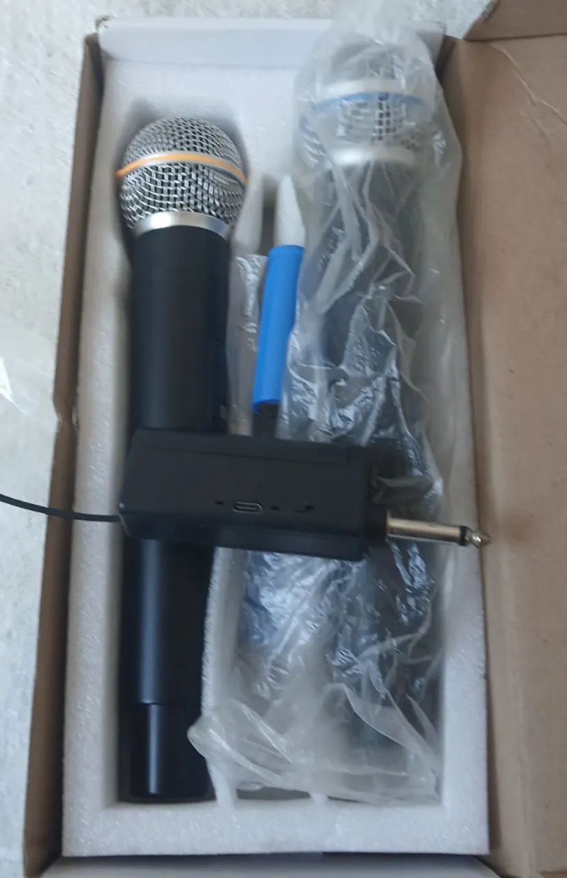 MICROFONE PROFESSIONAL DUPLO SEM FIO CHARGING - Foto 3