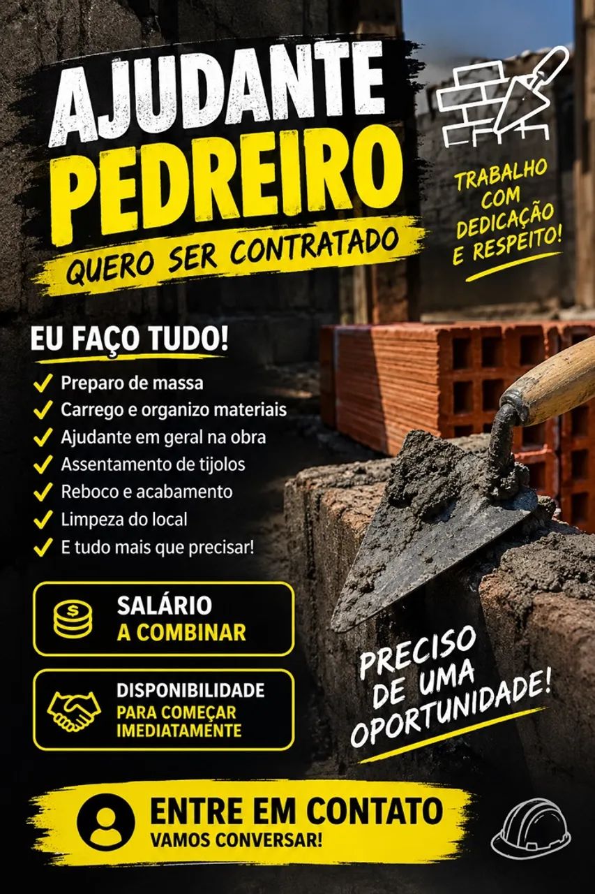 Ajudante de pedreiro