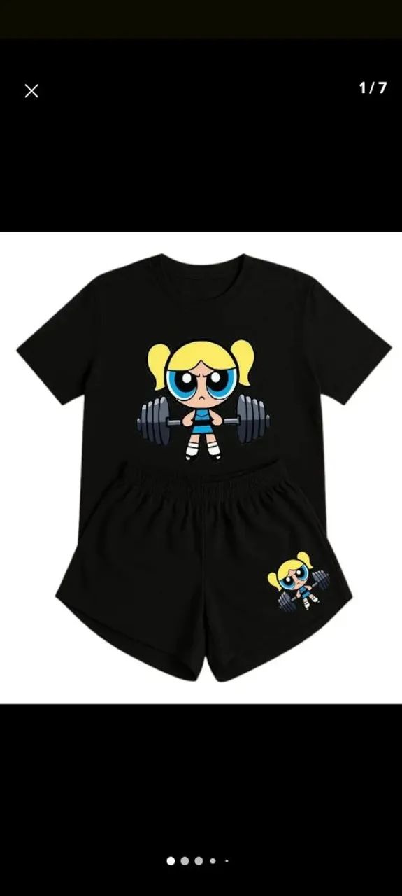 Conjunto para academia 