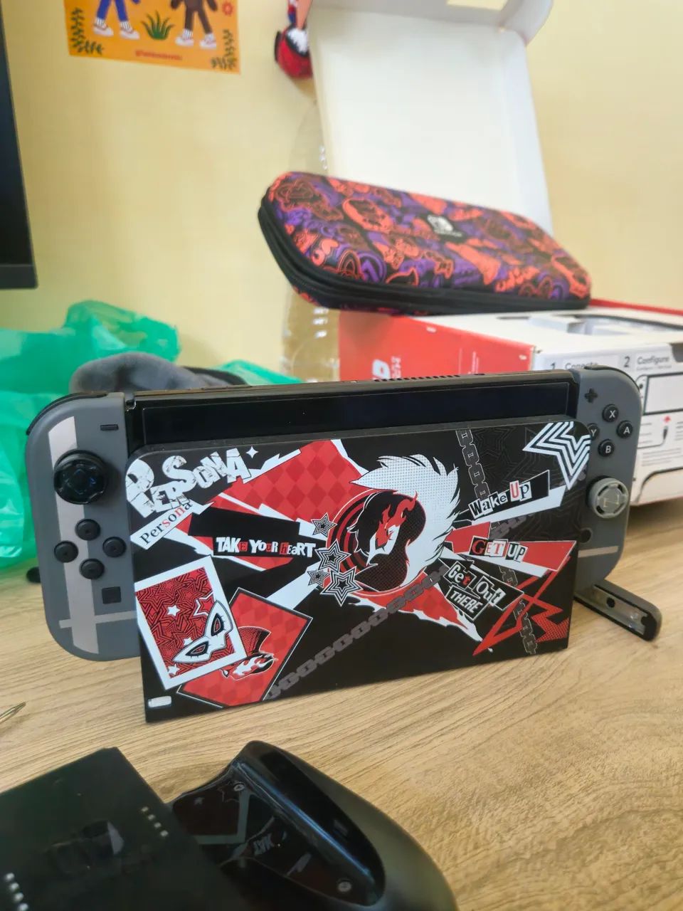 Nintendo switch 1 oled DESBLOQUEADO + acessórios  - Foto 4