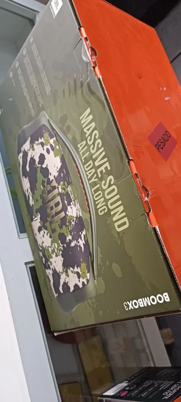 Caixa de som bombox 3 camuflada lacrada  - Foto 2