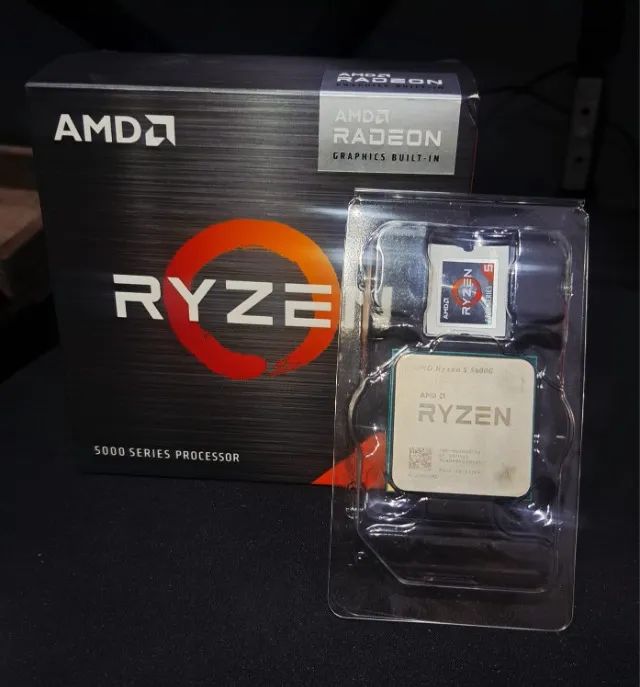 Ryzen 5 5600G + Cooler Original AMD - Processadores - Jardim