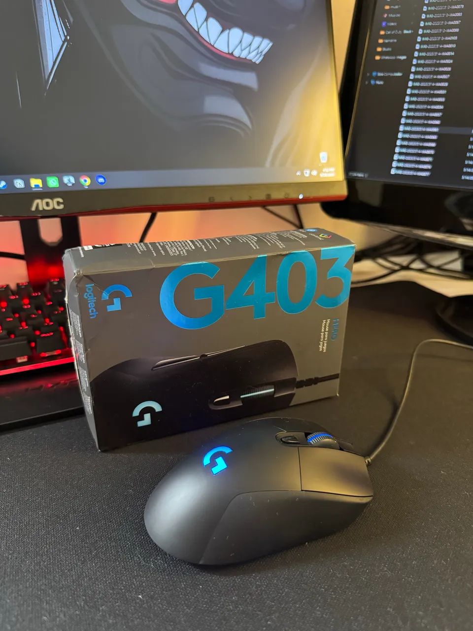 Mouse Logitech G403 Seminovo com Caixa - Foto 2