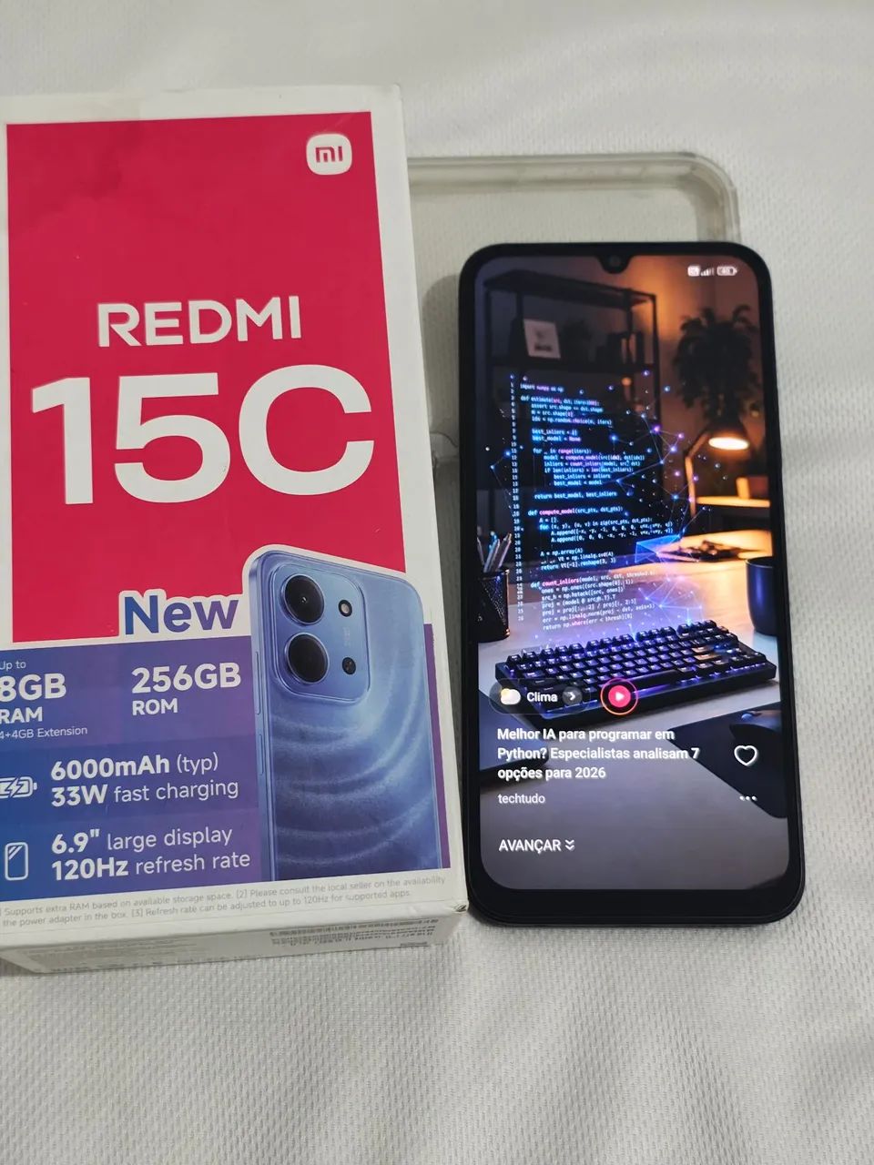 redmi 15c 256gb/8gb ram 