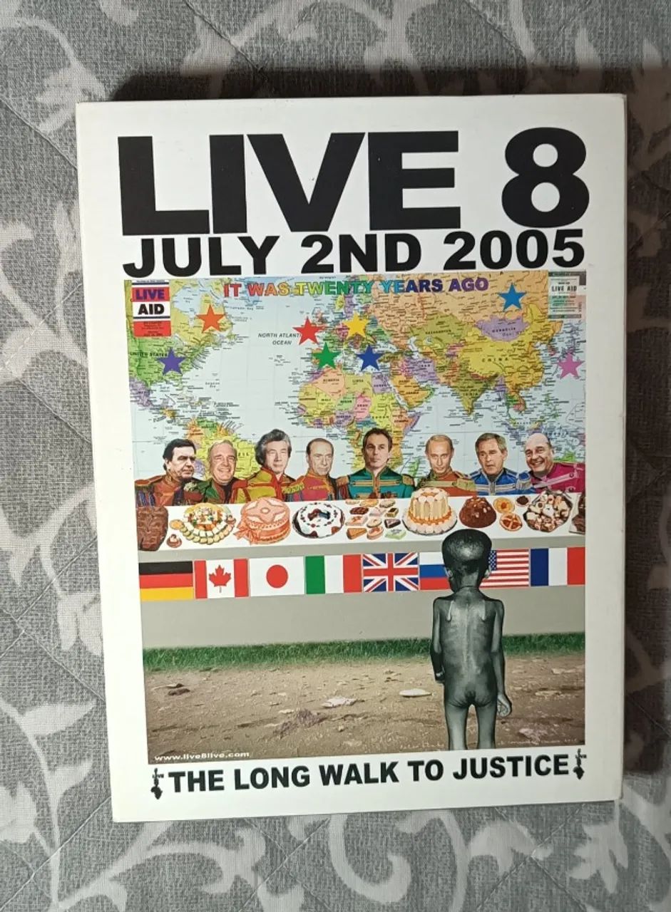 ミュージック #2i2 LIVE DVD REMEMBER FULLBAND SET LIVE Dvd Box Live 8 - July 2nd 2005 Africa - 4 discos - original, usado