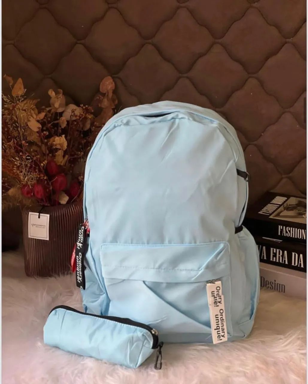 Mochila com estojo no precinho  - Foto 2
