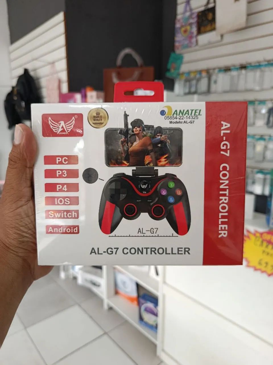 Controle para PC ps3 ps4 celular bluetooth - entrega em slz e região 