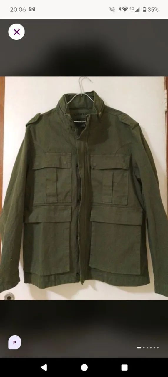 Jaqueta parka Osklen pocket