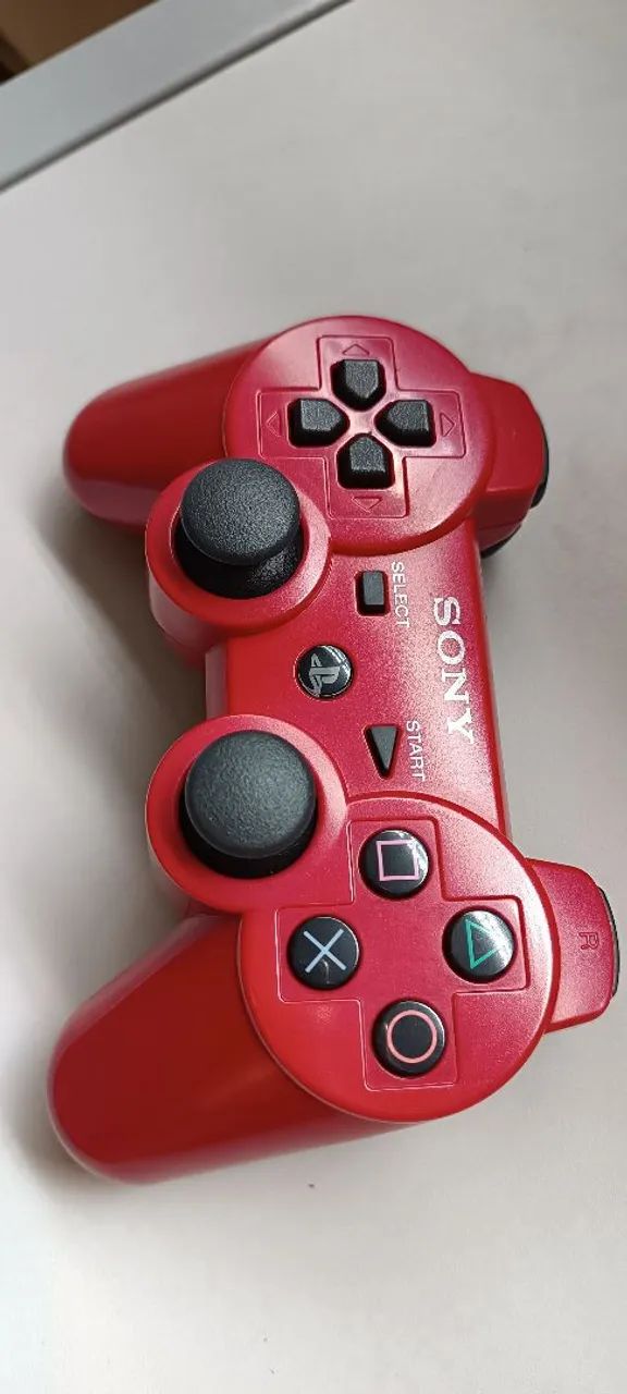 Controle PS3 Vermelho  - Foto 2
