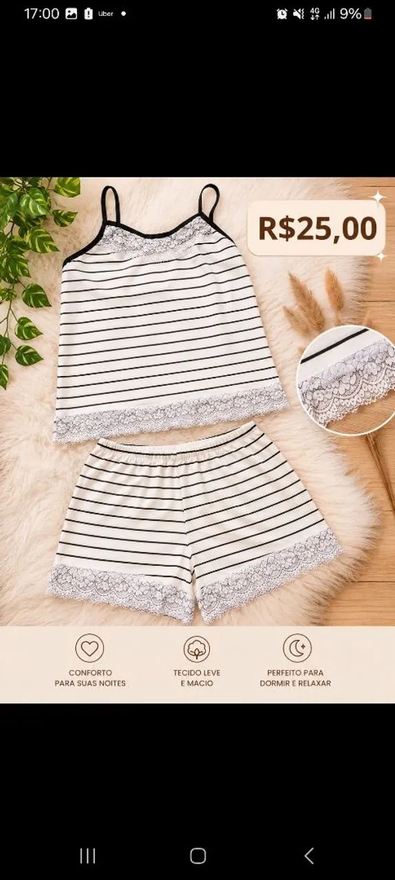 Pijama de calor somente 2 unidades - Foto 2