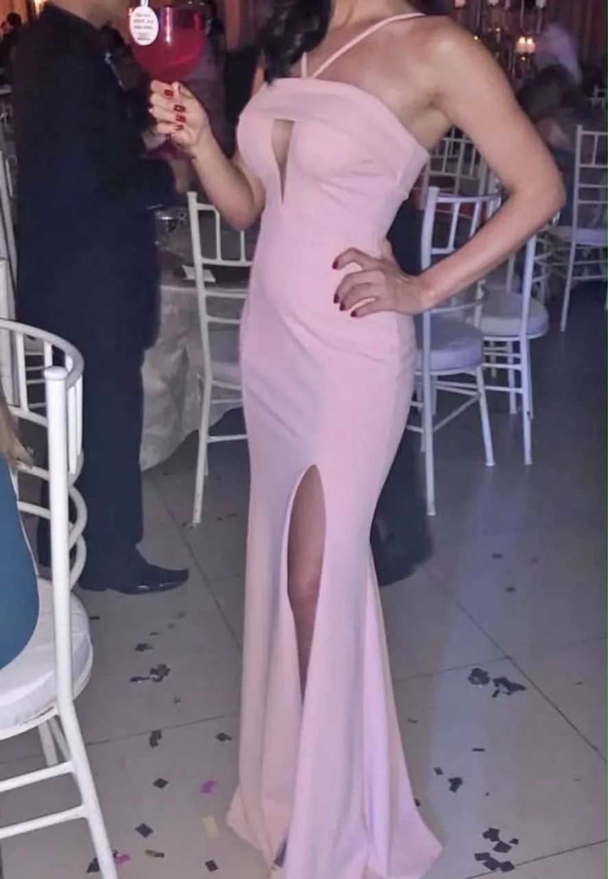 Vestido longo de festa 
