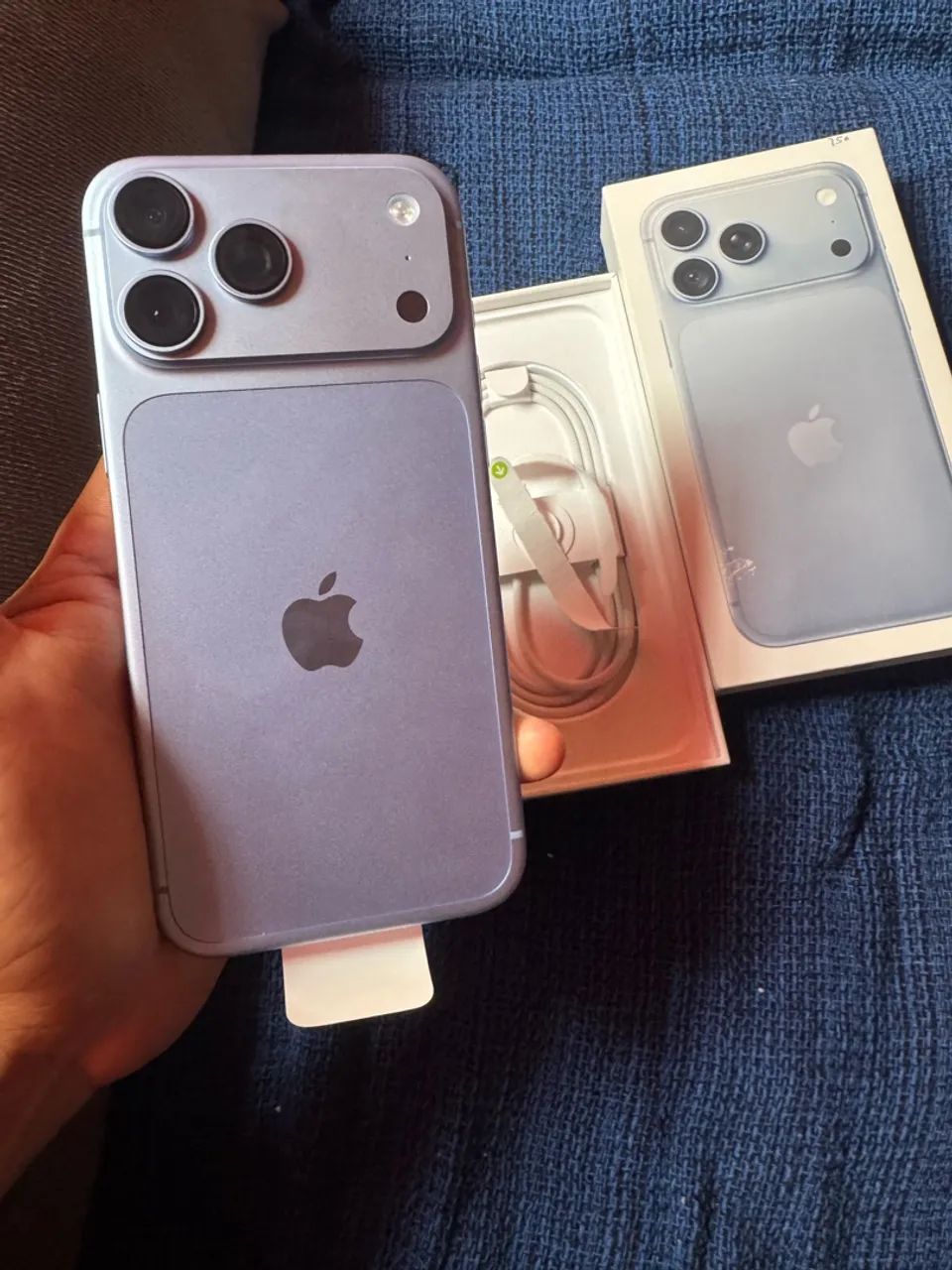 IPHONE 18 PRO MAX GLACIAL 256GB COM CAIXA E NOTA SEM USO PRATICAMENTE PASSO CARTÃO OK  - Foto 5