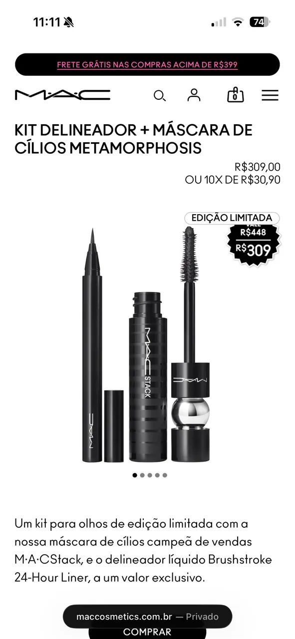 Delineador e máscara de cílios MAC - Foto 5