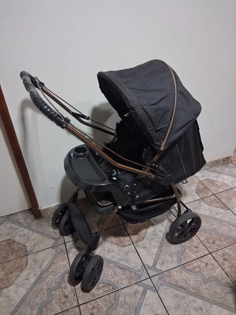 Carrinho de bebe/ Bebe conforto Galzerano  - Foto 3