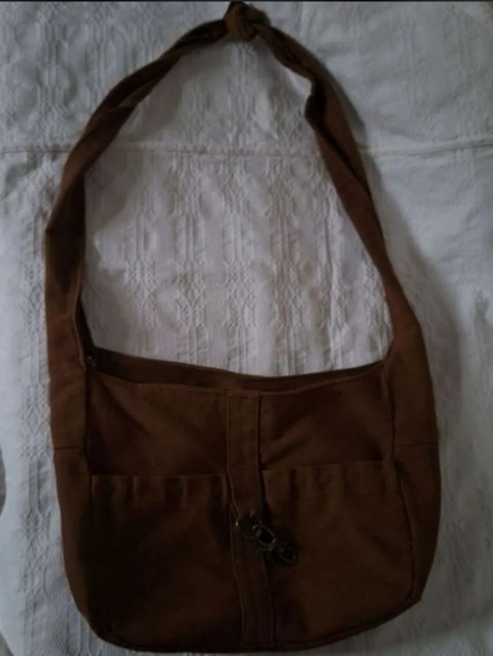 bolsa transversal y2k marrom 