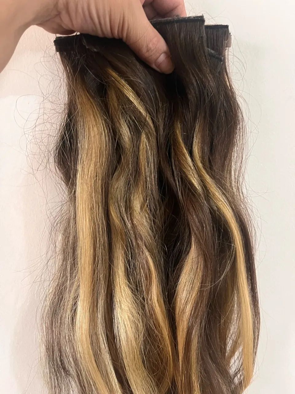 Cabelo 100% humano do sul com mechas  - Foto 3