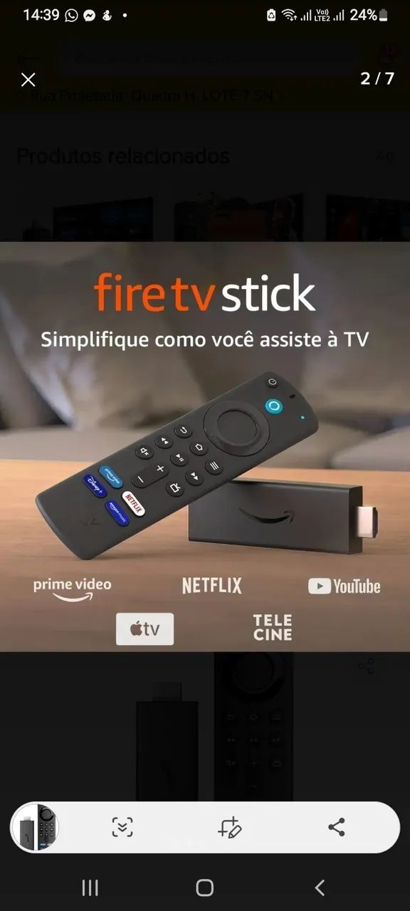 Fire Stick 3a gera ção  - Foto 2
