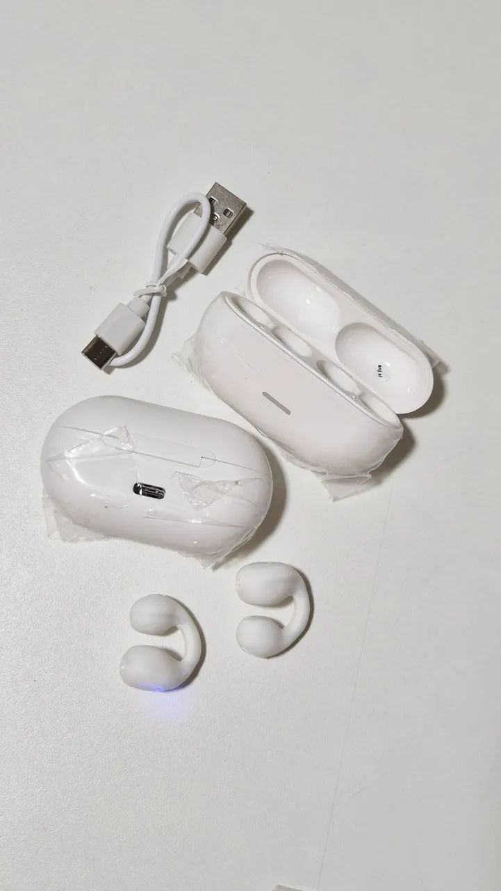 Fone Bluetooth por indução óssea tipo Piercing - Foto 2