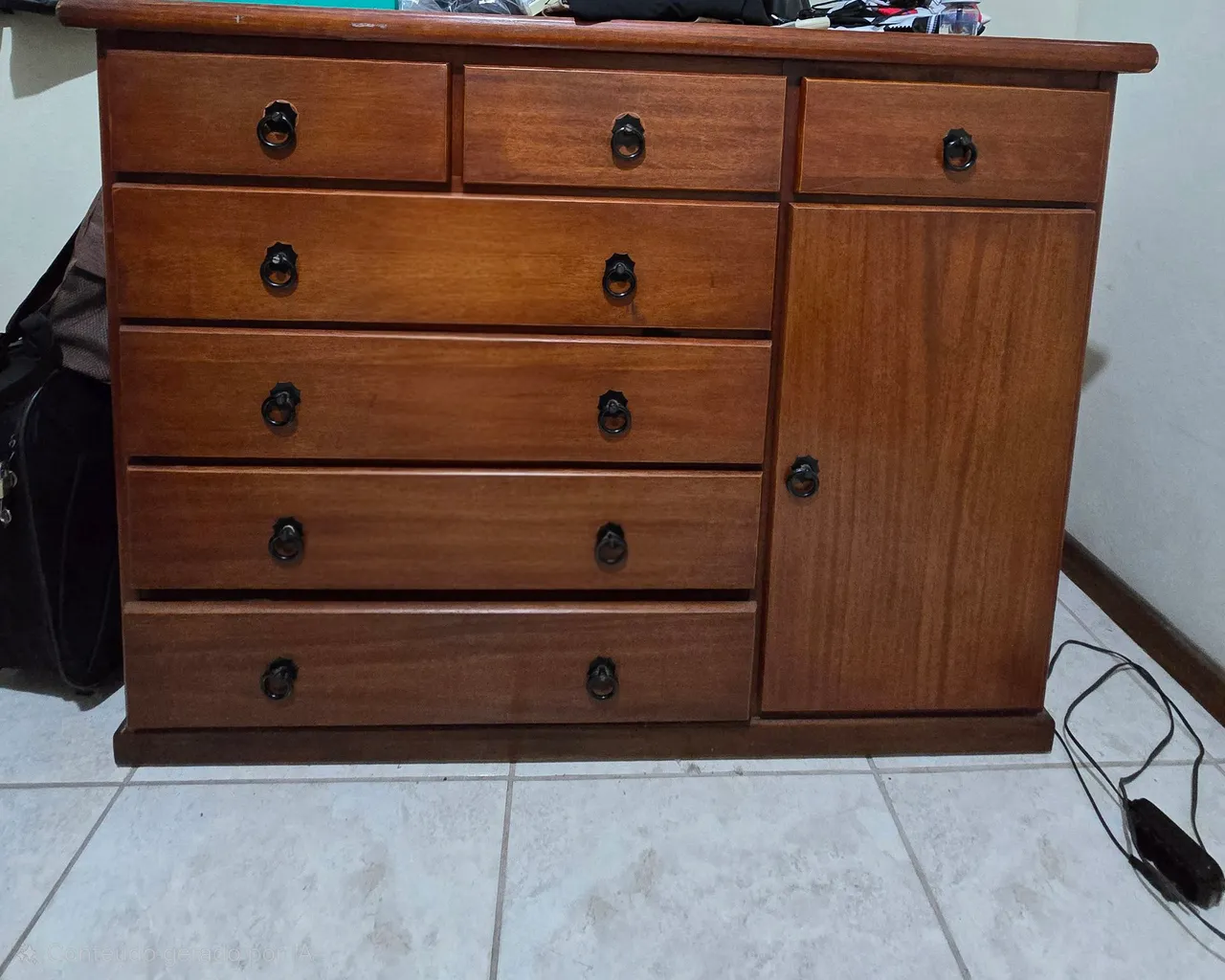 Cômoda Raissa Dupla 8Gvs Branco Quarta Divisão - Entrega Rápida