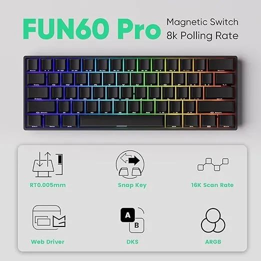 TECLADO MAGNÉTICO 60% LACRADO - Foto 3