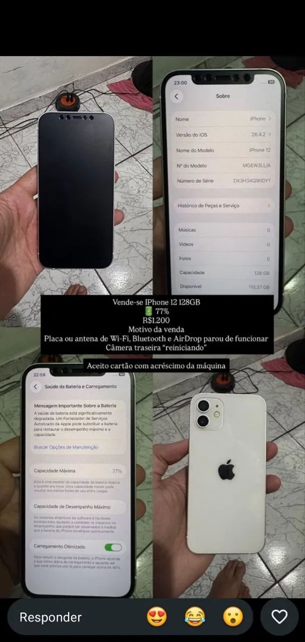 IPhone 12 branco - Foto 5