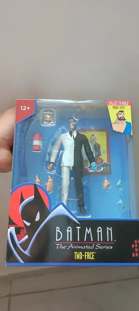 Batman Animated Series Mcfarlane Toys Two Face + Maxie Zeus