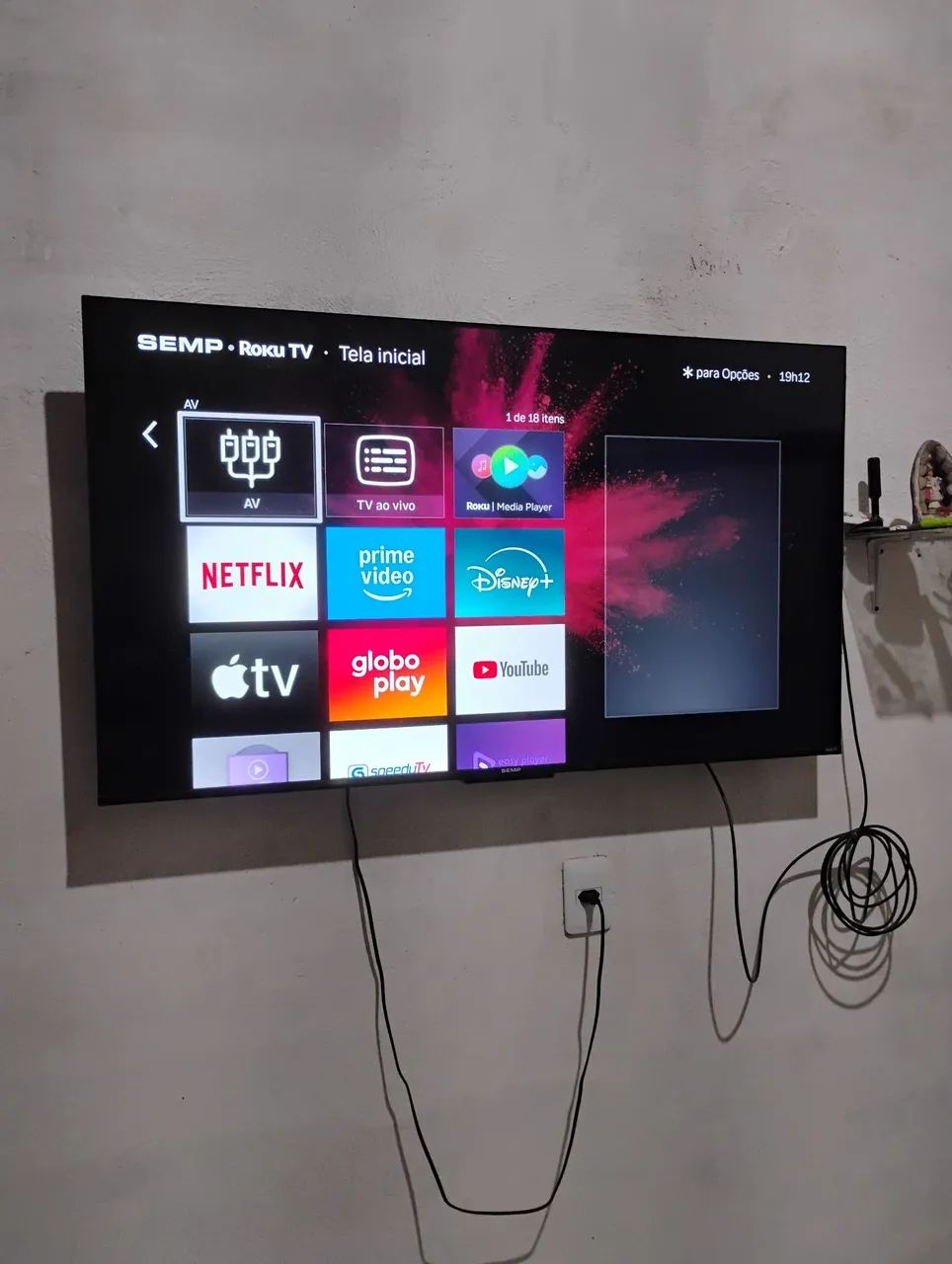 Tv Semp 50 polegadas 10 meses de uso  - Foto 3