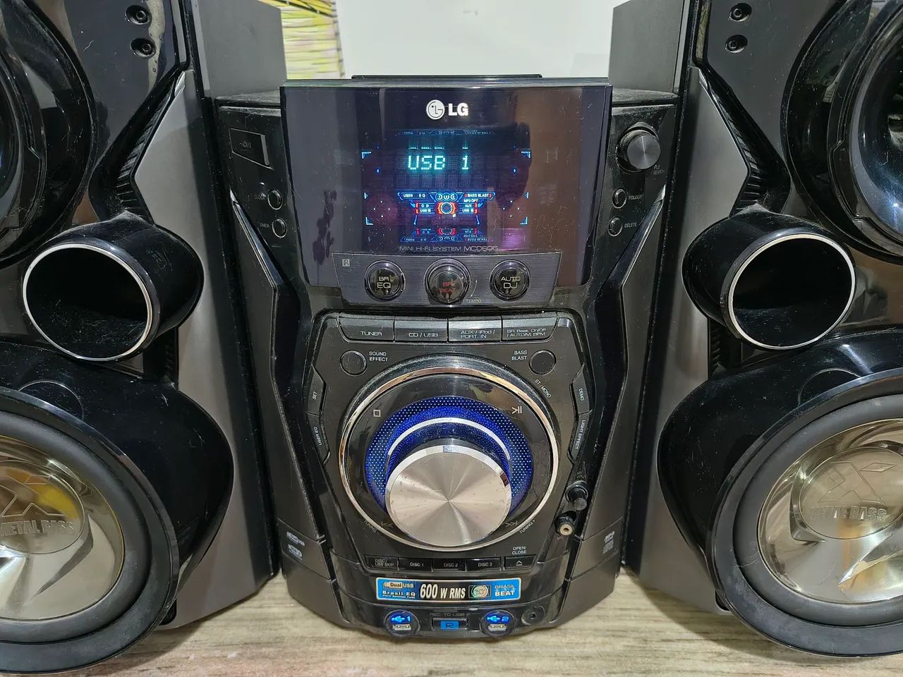 Mini System hifi LG MCD606 som poderoso 