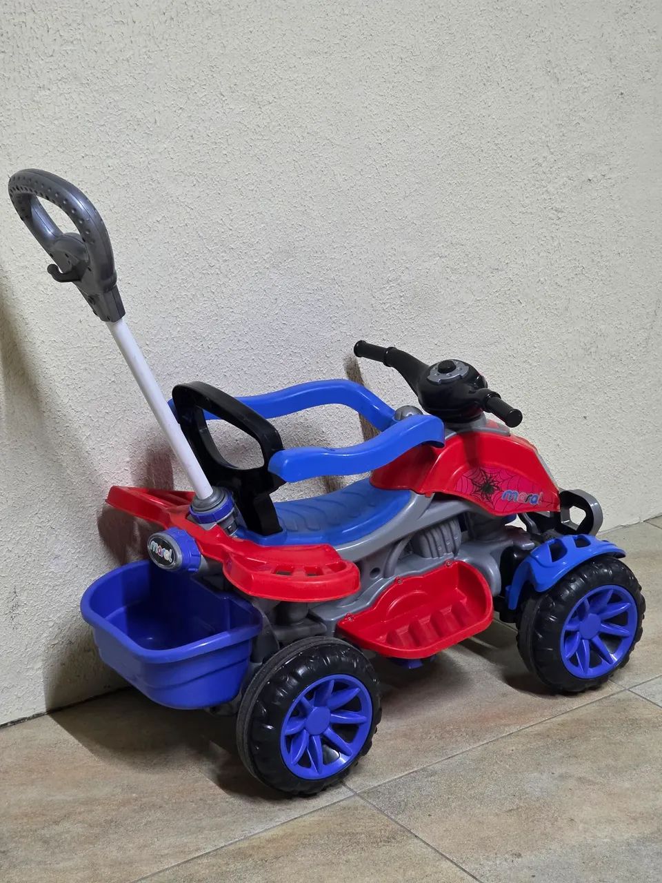 Quadriciculo infantil homem aranha  - Foto 2