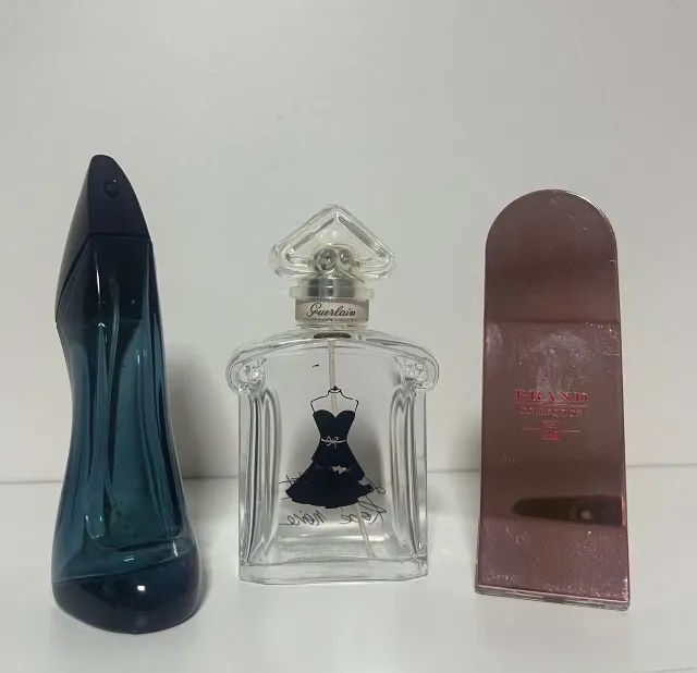 3 FRASCOS VAZIOS DE PERFUME 