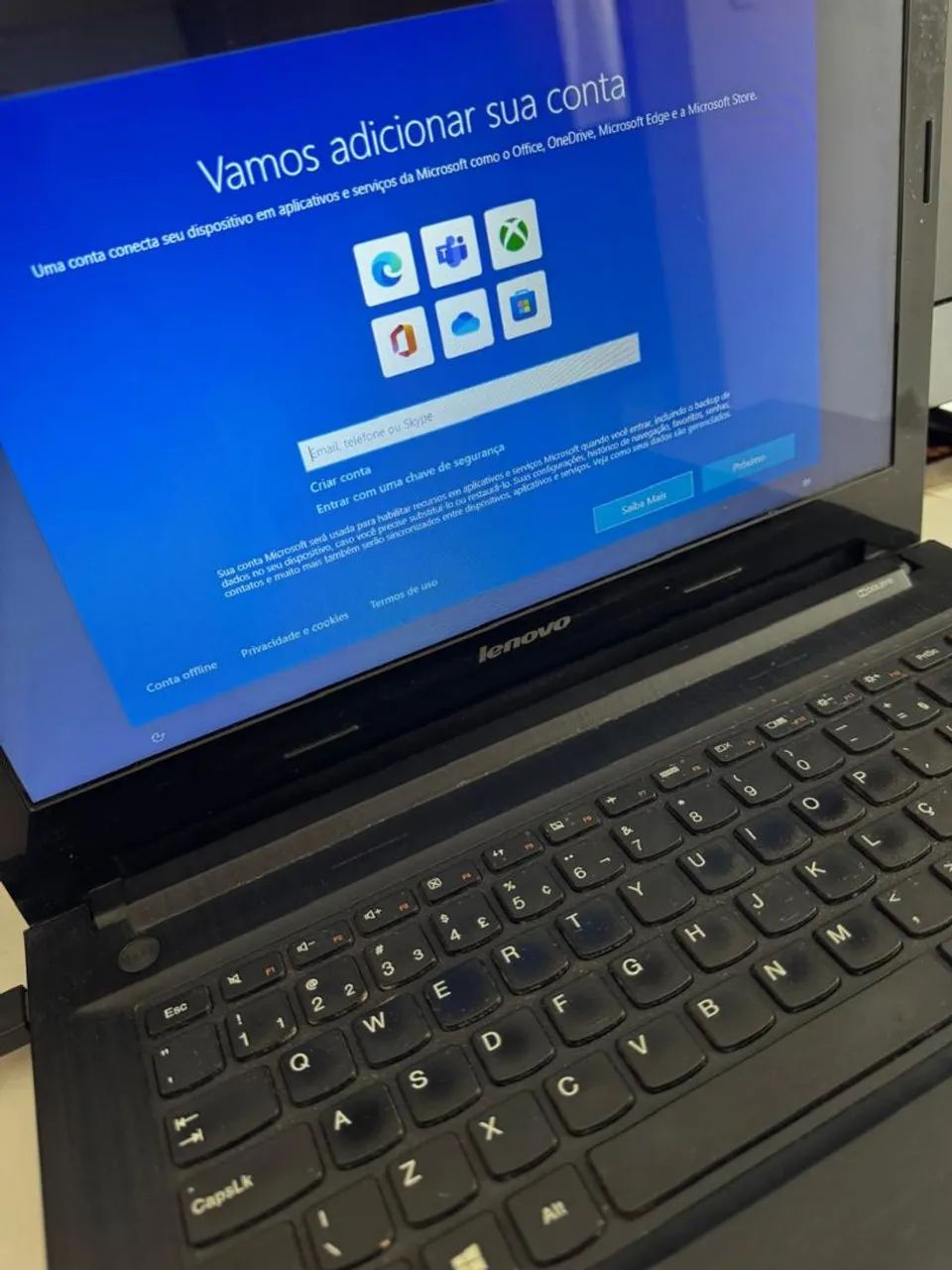 Notebook Lenovo Core i3 - Windows 10 - Ideal para estudo e trabalho