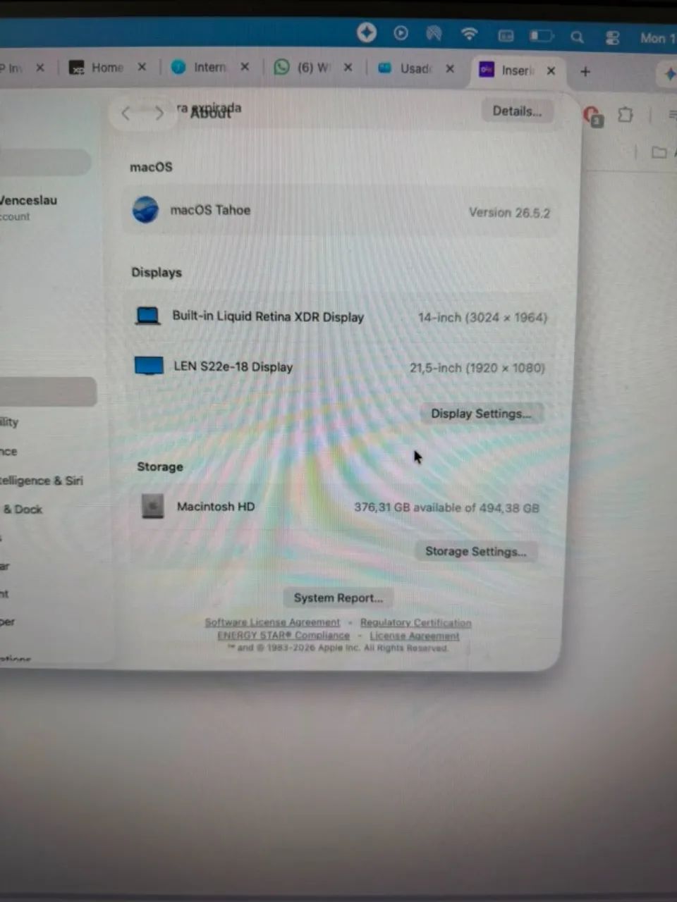 MacBook Pro 14" M2 Pro 16GB 512GB SSD - Impecável - Foto 5