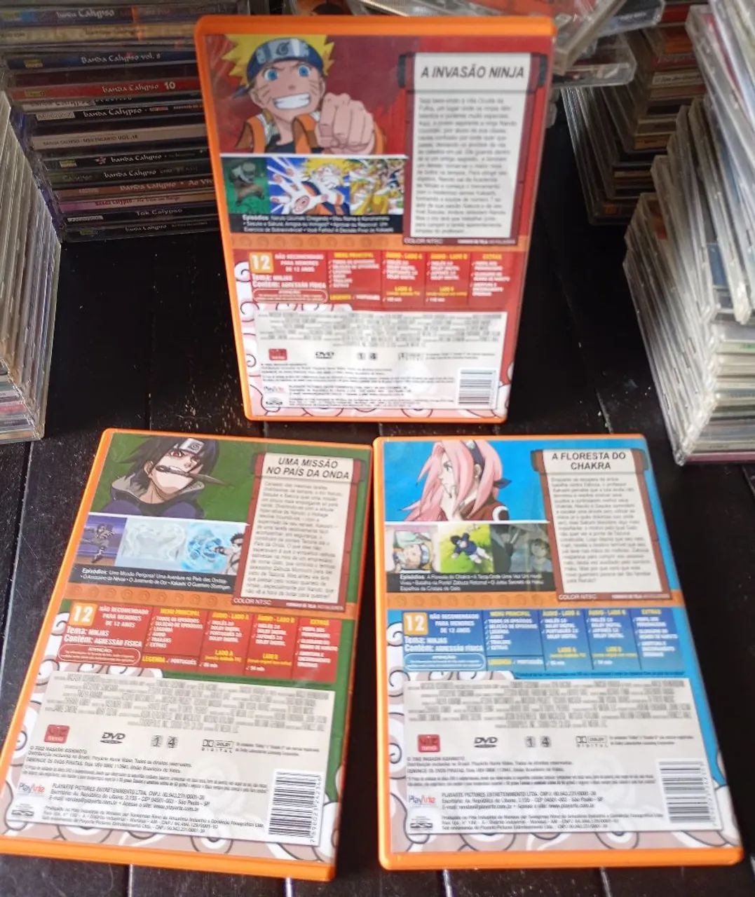 DVD NARUTO Volume 1 / 2 / 3 - Foto 2