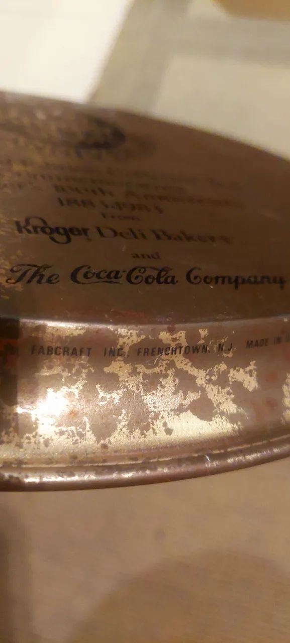 Placa coca cola original de época  - Foto 5