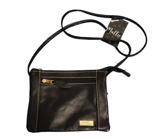 Bolsa em Couro Mallu Rio Preta