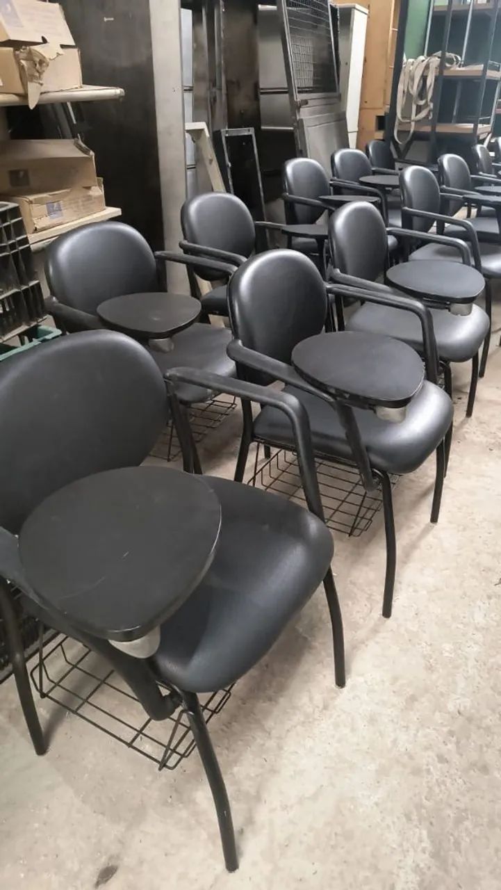 Cadeiras universitária com prancheta emborrachada  - Foto 5
