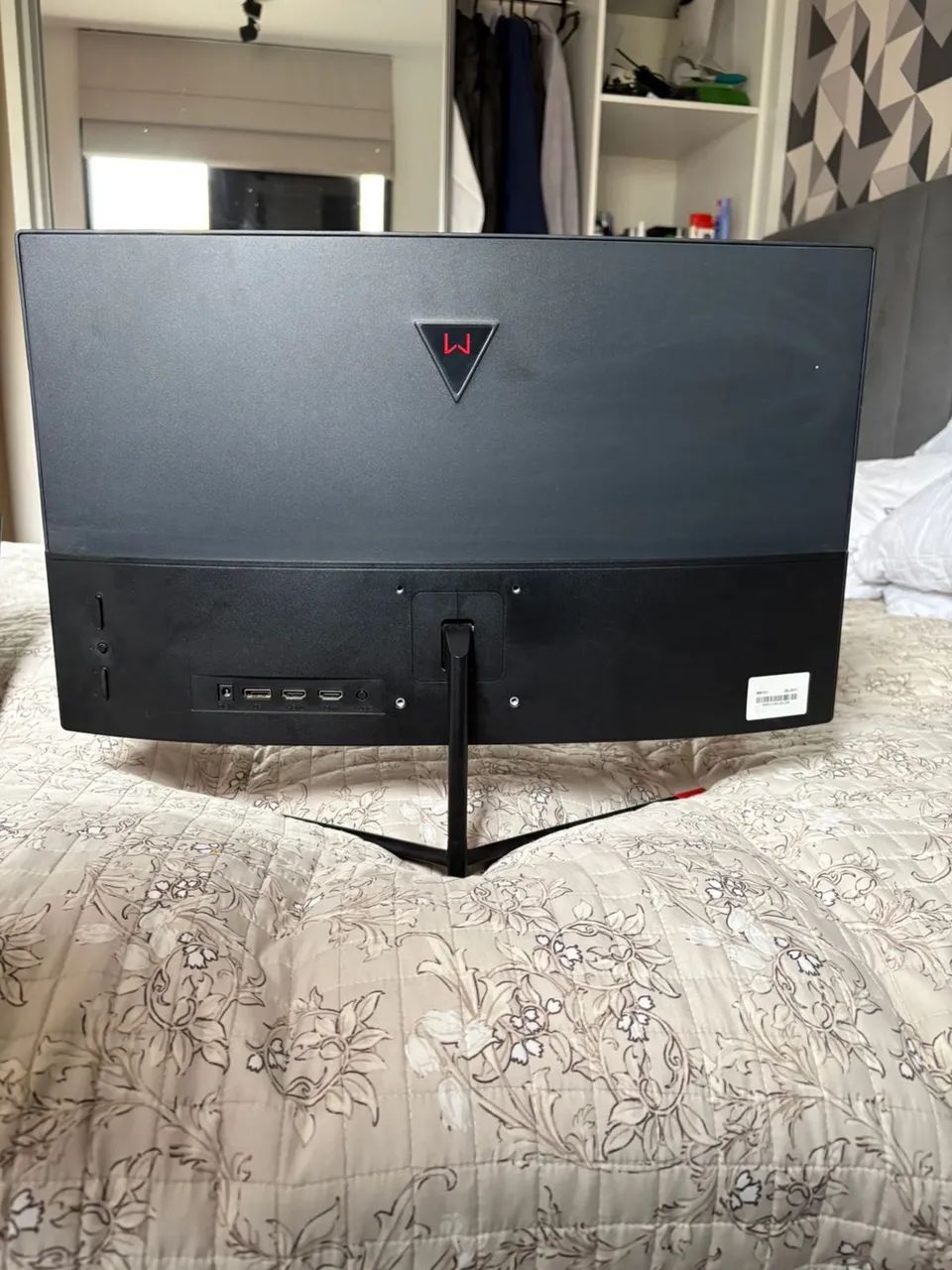 monitor gamer warrior 24 curvo 144hz mn101 - Foto 4