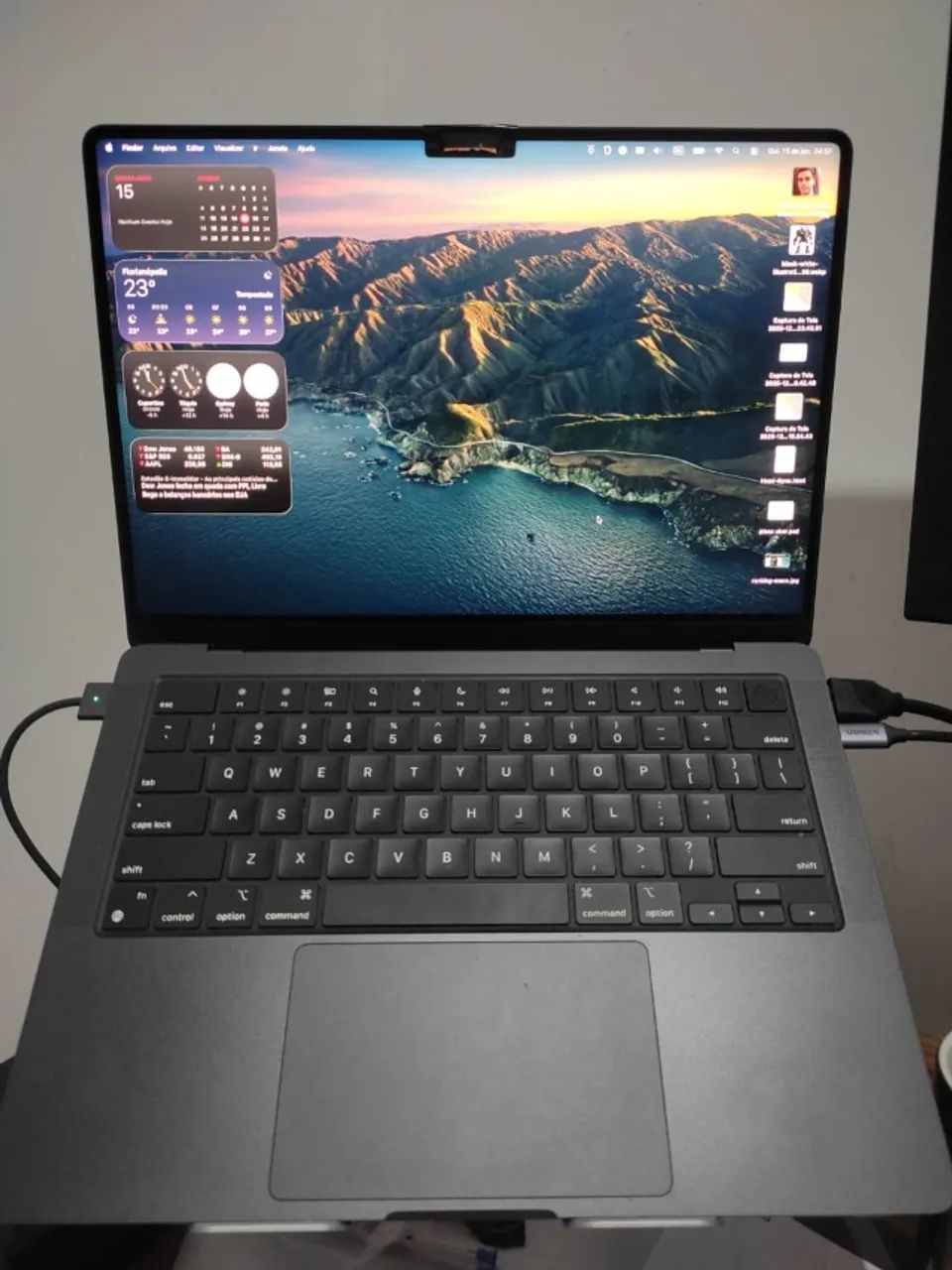 Macbook Pro M3 14" 18GB RAM 512GB + hub 5in1 usb e hdmi