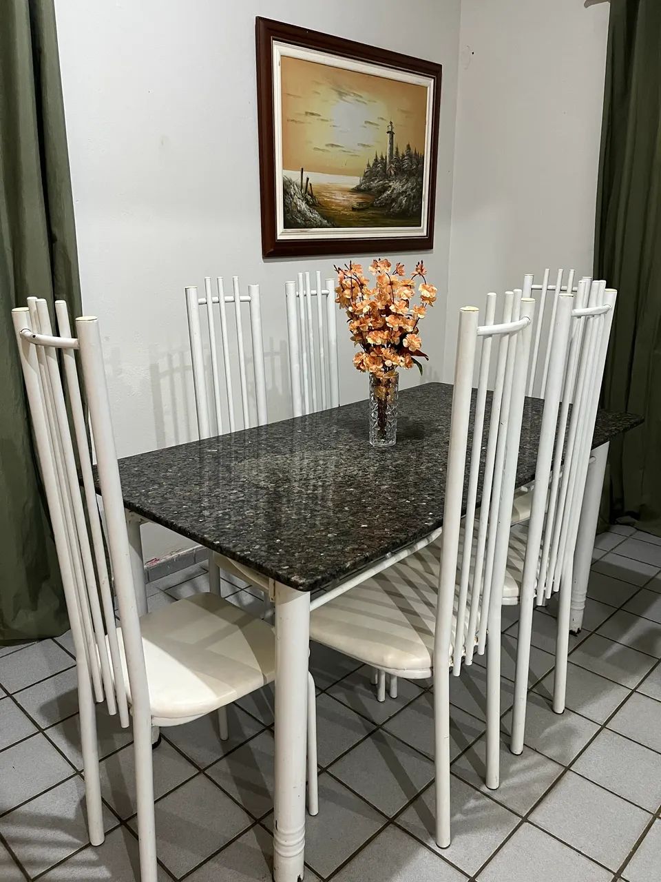 Mesa de m ármore(6 lugares) - Foto 2