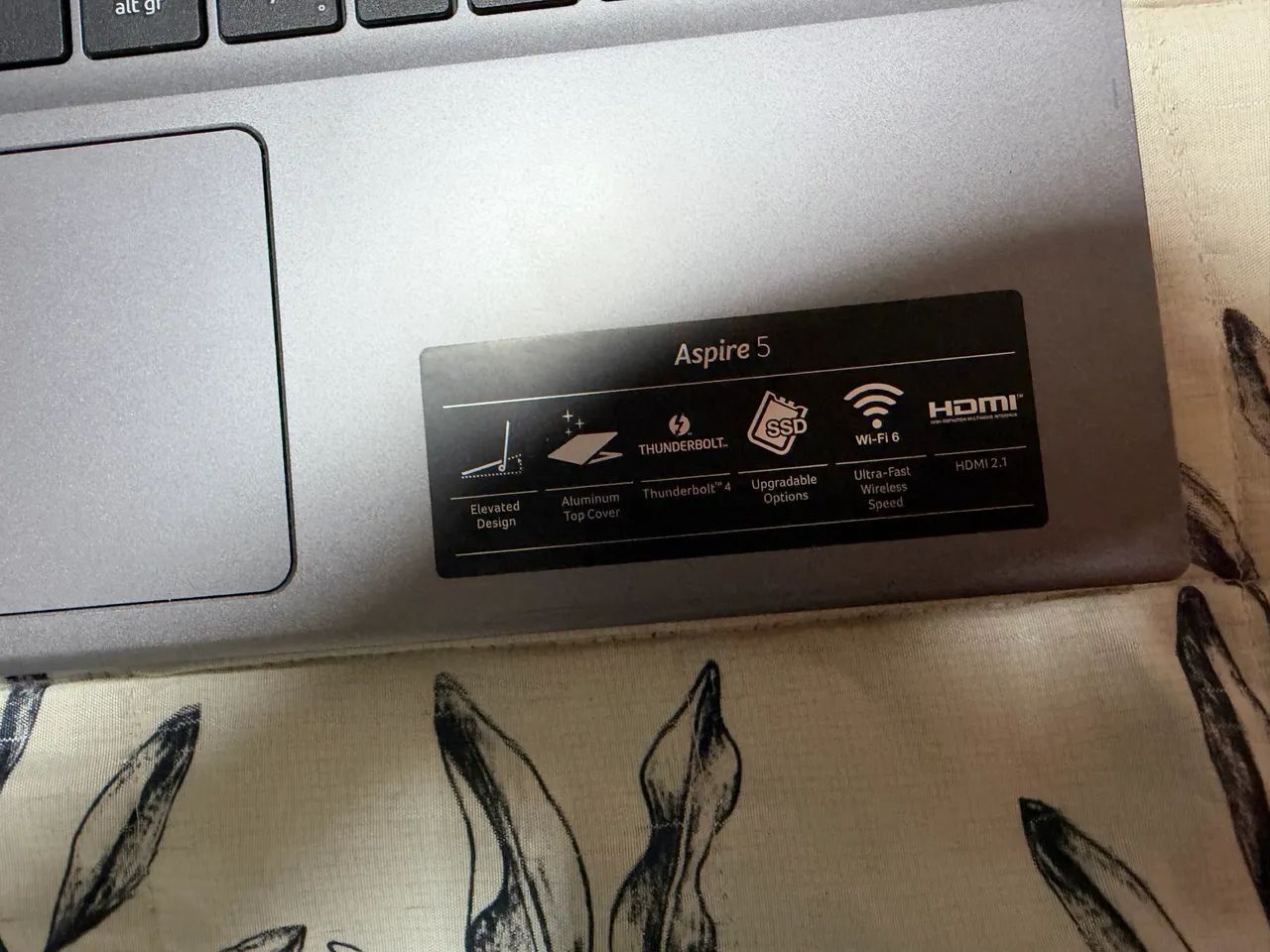 Notebook Acer Aspire 5 i7 12ª 8gb RAM 256gb SSD - Foto 3