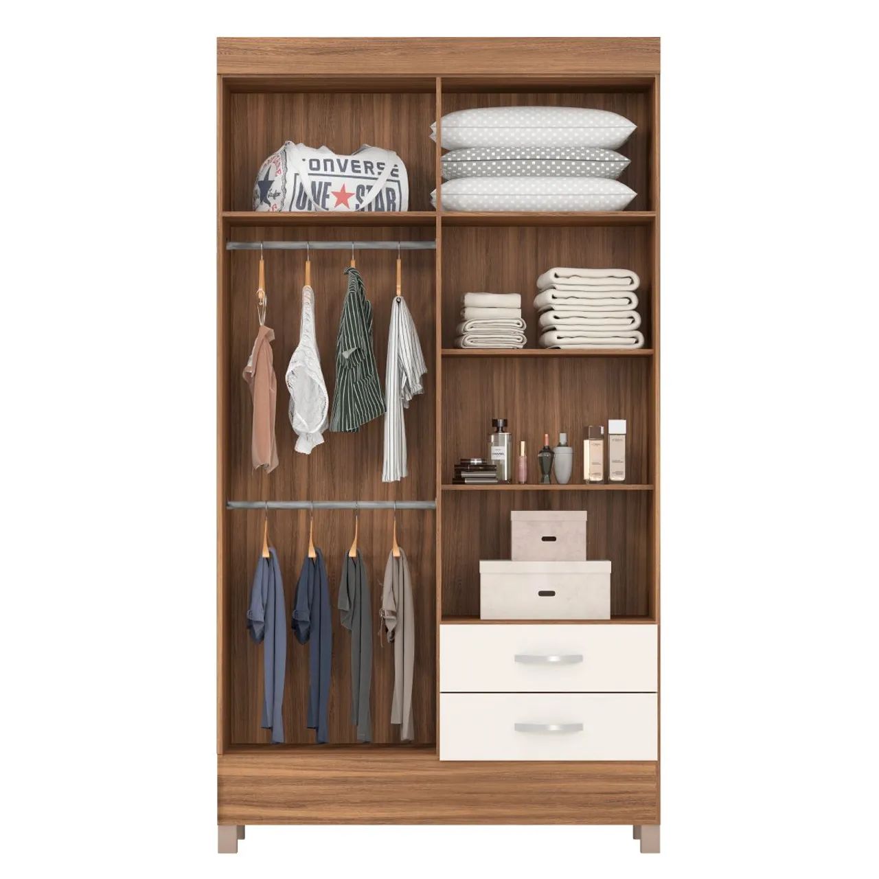 Guarda roupa de solteiro 4 portas - Foto 2