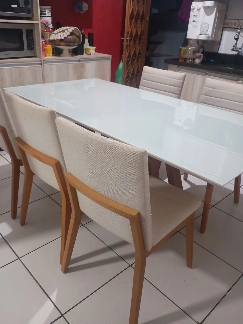 Lacquered Dining Table Set