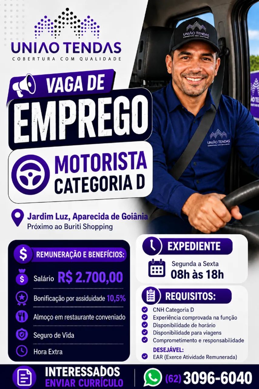 MOTORISTA CATEGORIA D