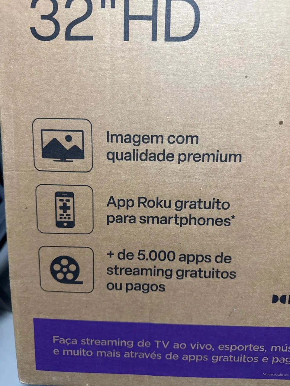TELEVISÃO ROKU TV 32 POLEGADAS  - Foto 3